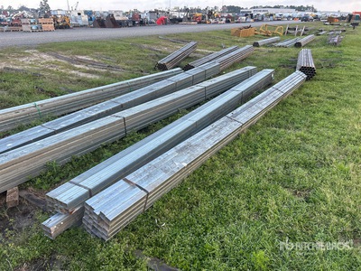 Quantity of 2 in x 2 in x 20 ft Square Tubing