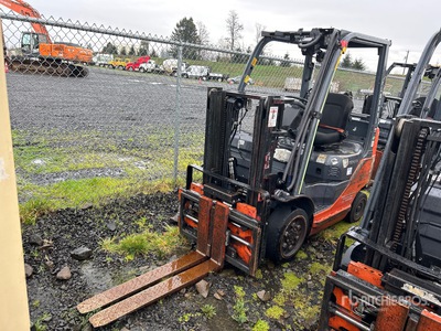 2014 Toyota 8FGCU20 4000 lb Cushion Tire Forklift