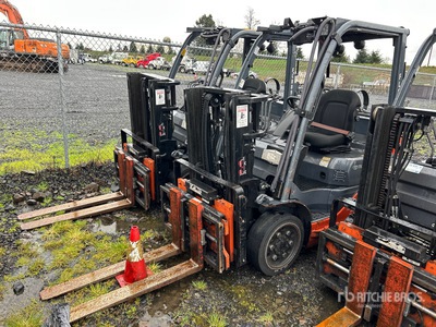 2014 Toyota 8FGCU20 4000 lb Cushion Tire Forklift