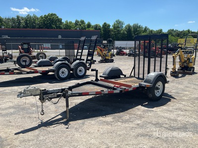 2018 MMDI 3280 lb 7 ft S/A 4 x 7 Trailer Equipment Trailer