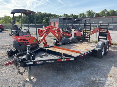 2019 MMDI 14 ft T/A Trailer Remolque Portamaquinaria
