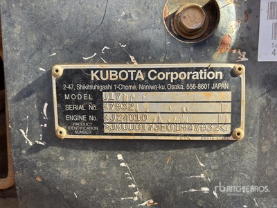 2019 Kubota U17 حفارة صغيرة