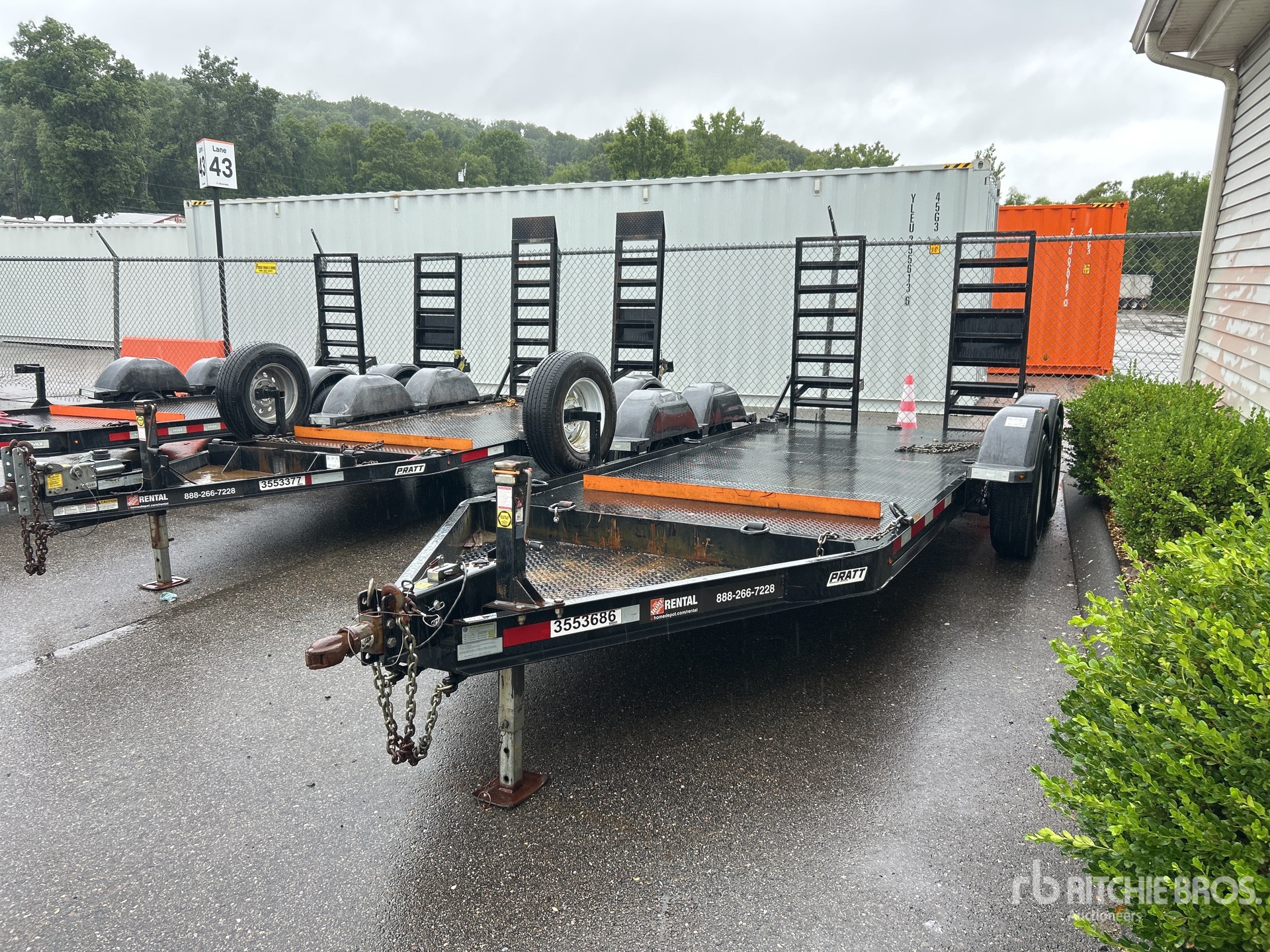 2021 Pratt CP0614 12000 lb 14 ft T/A Equipment Trailer