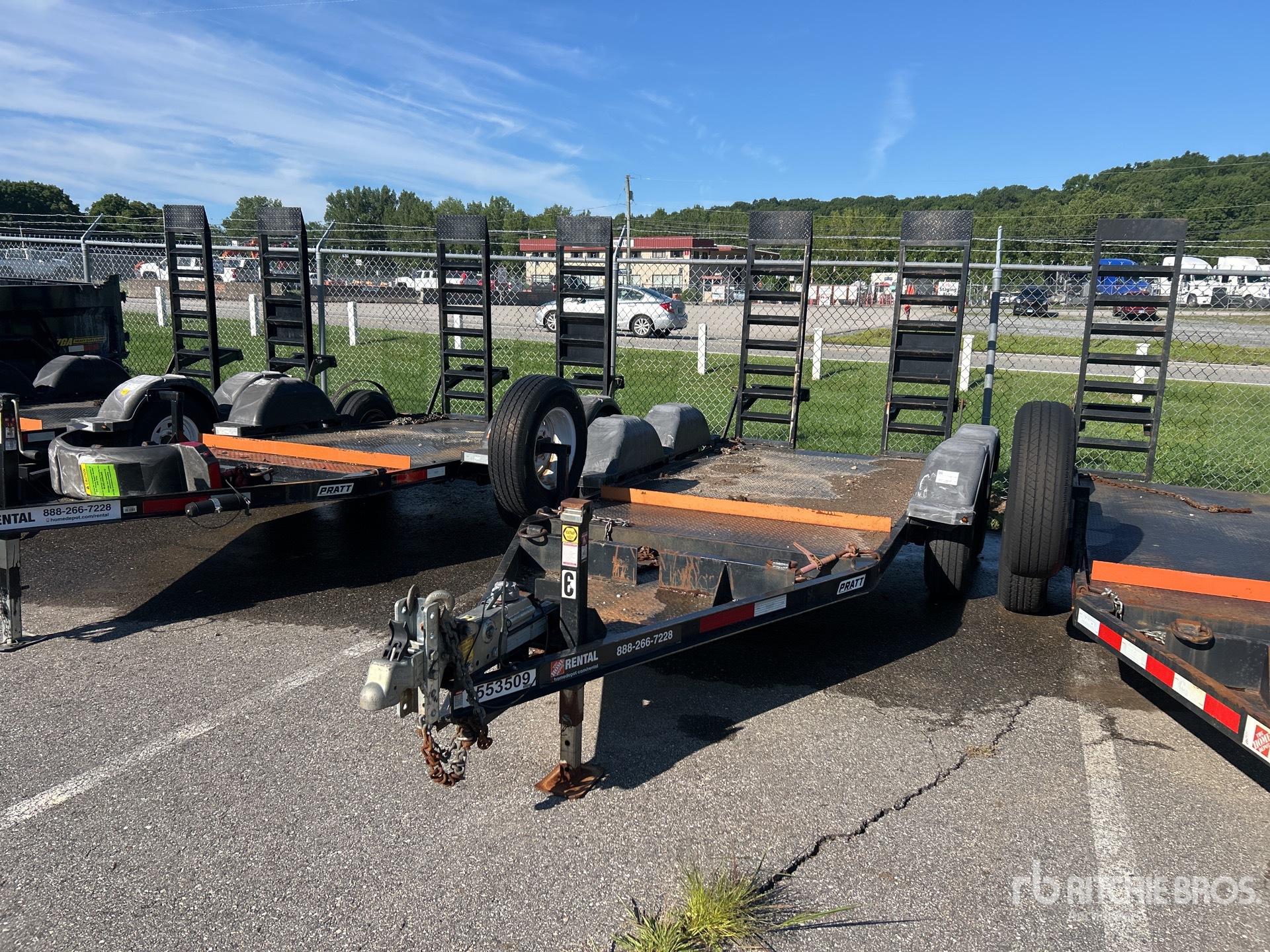 2018 Pratt CP0510 6990 lb 10 ft T/A Equipment Trailer