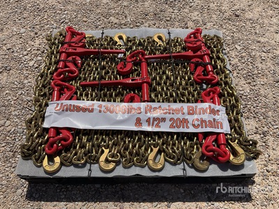 2026 Mackman 13000lbs Qty of Ratchet Binder & Chains أدوات يدوية متنوعة