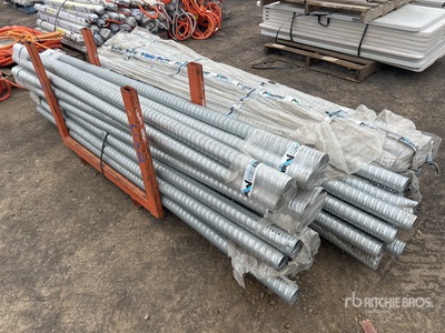 Quantity of 2.5 m Spiral Ducting Tubo