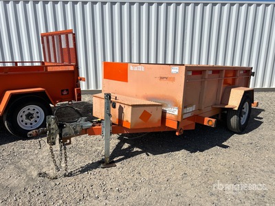 2019 Miska MD 58 8 ft S/A Dump Utility Trailer
