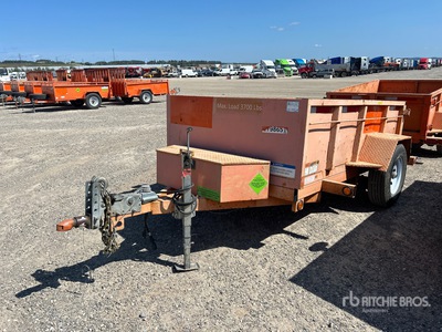 2019 Miska MD 58 8 ft S/A Dump Utility Trailer