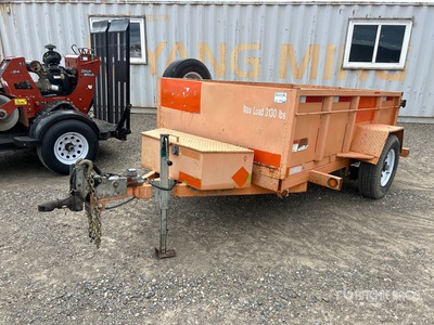 2019 Miska MD 58 8 ft S/A 5 x 8 Dump Utility Trailer