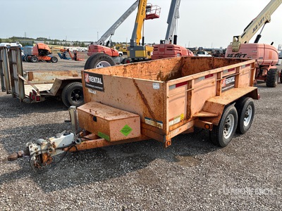 2019 Miska MD 610 10 ft T/A Remorque à Benne Utilitaire