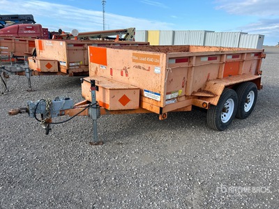 2019 Miska MD 610 10 ft T/A Dump Utility Trailer