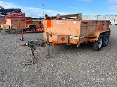 2019 Miska MD 610 10 ft T/A Dump Utility Trailer