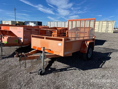 2018 Miska CA58U 8 ft S/A Utility Trailer