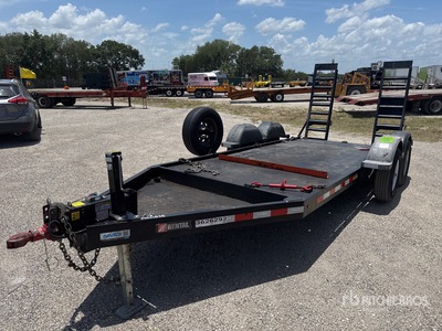 2024 MMDI 614SLTD 14 ft T/A Equipment Trailer