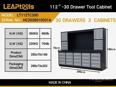 LEAP LT112TC30D ベンチ (Unused)