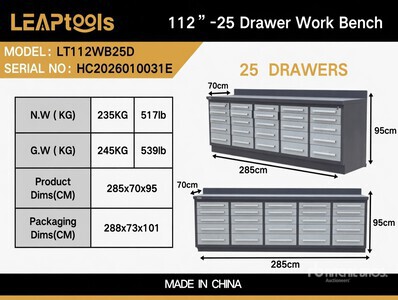 LEAP LT112WB25D ベンチ (Unused)