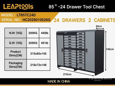 LEAP LT85TC24D Drawer ハンドツール (Unused)