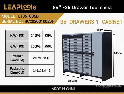 LEAP LT85TC35D Drawer ハンドツール (Unused)
