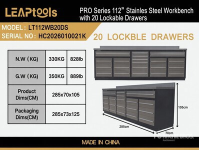 LEAP LT112WB20DS ベンチ (Unused)