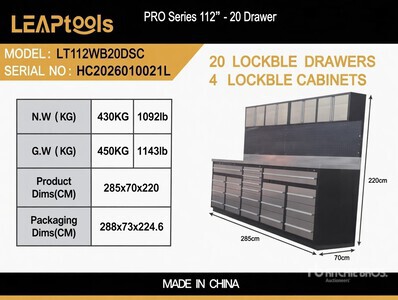 LEAP LT112WB20DSC ベンチ (Unused)