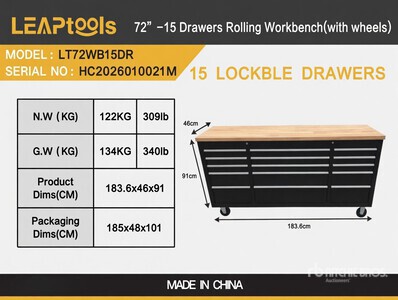 LEAP LT72WB15DR ベンチ (Unused)