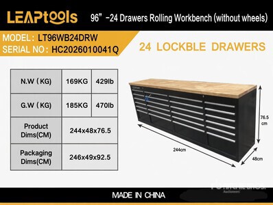 LEAP LT96WB24DRW ベンチ (Unused)