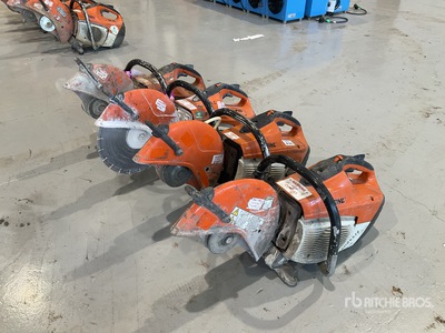 Quantity of (4) Stihl TS480i Doorslijpzaag