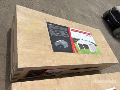 2026 SUNTOP S2322 23ft x 22ft Double Garage Metal Shed (Unused)