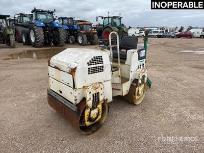 Bomag BC100 Rouleau Vibrant Double Drum Roller (Inoperable)