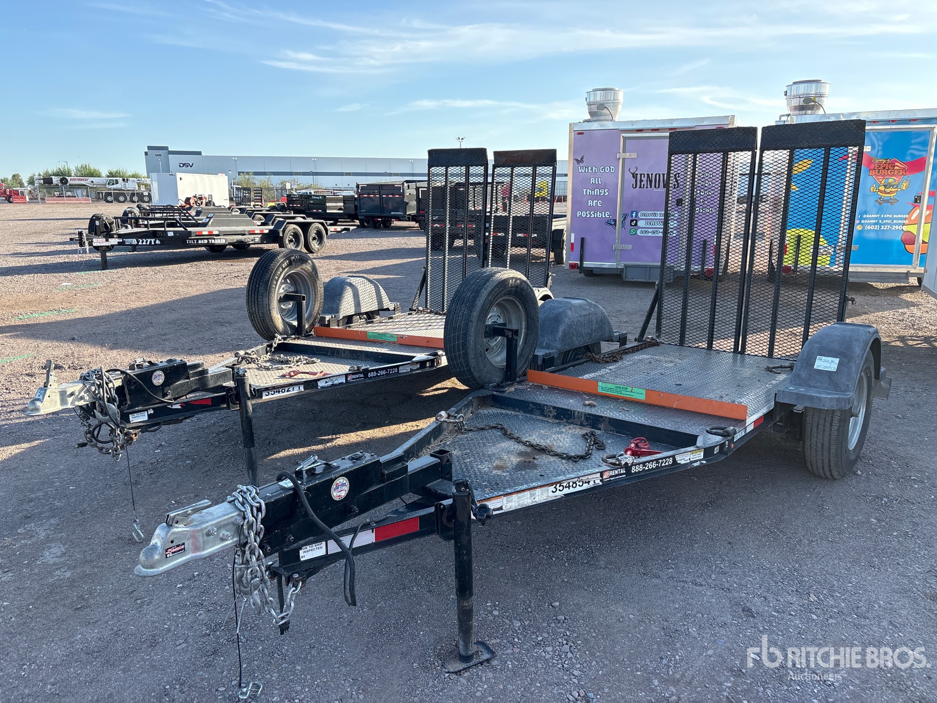 2019 Snake River FB4X7-4.4K HD 7 ft S/A Equipment Trailer
