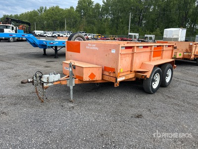 2019 Miska 610 10 ft T/A Przyczepa Lekka Wywrotka
