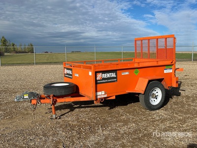 2020 Miska CA58U 8 ft S/A Utility Trailer