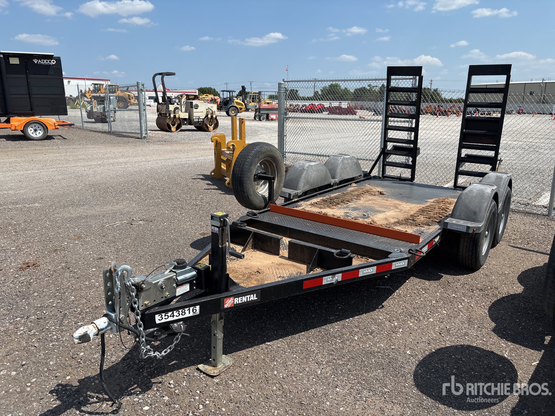 2022 MMDI 510RCMPH 10 ft T/A Equipment Trailer