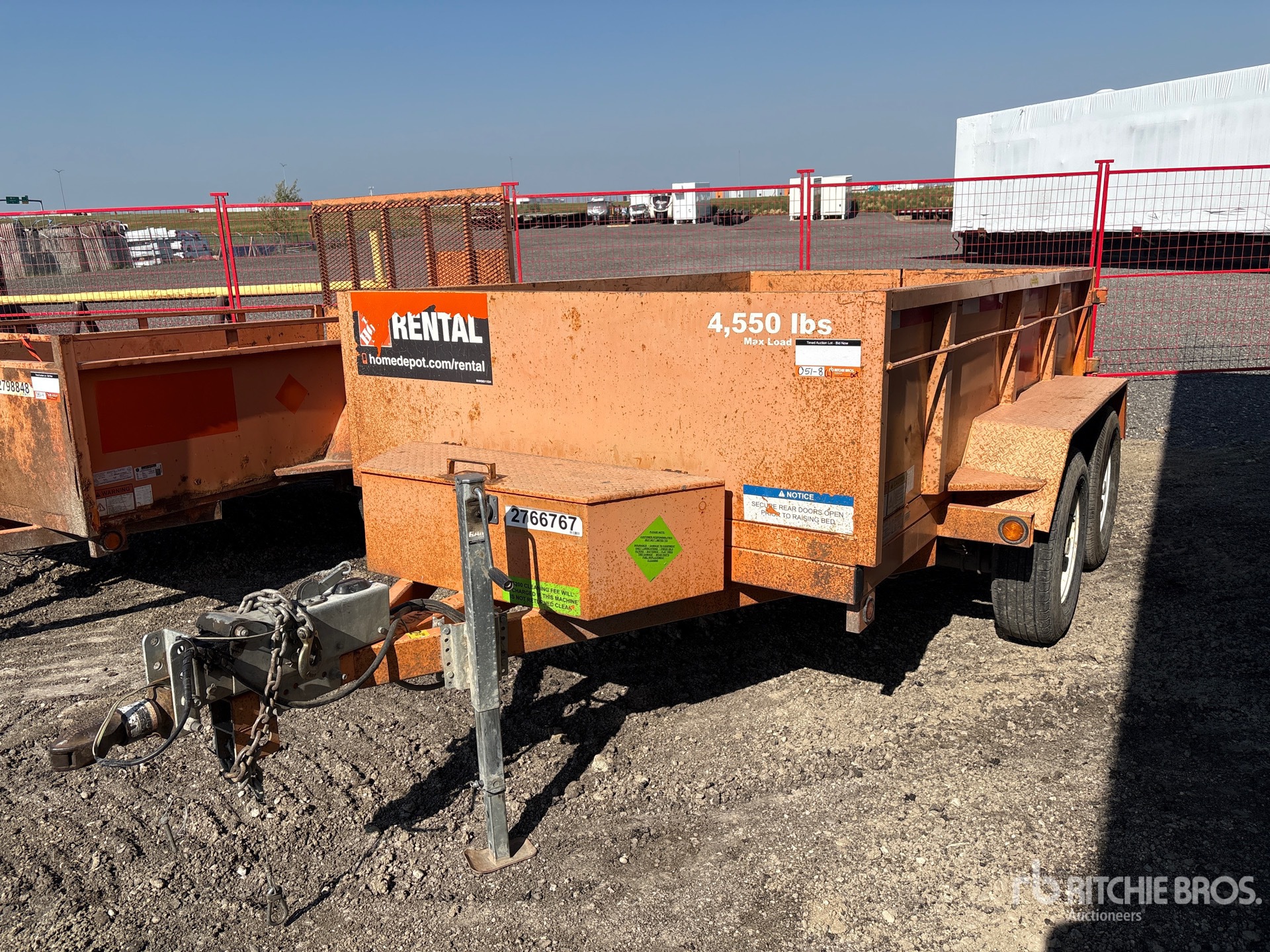 2019 Miska MD DUMP 610 10 ft T/A Dump Utility Trailer