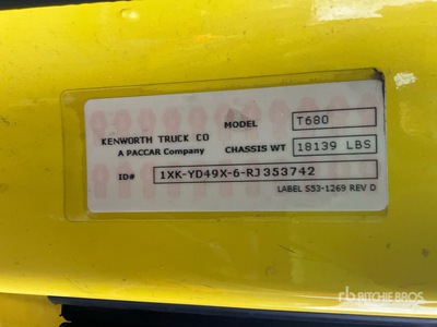 2024 Kenworth T680 6x4 T/A Sleeper Truck Tractor