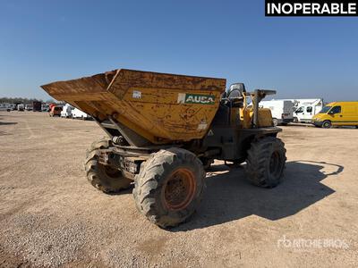 2006 Ausa 600 APG 6 t 4x4 Swivel Motobasculeur A Benne Rotative Dumper (Inoperable)