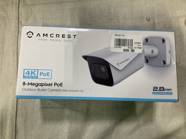 Amcrest IP8M-2496EW-V2 Outdoor Bullet Camera