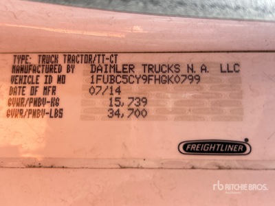 2015 Freightliner M2 112 4x2 2-Achs Sattelzugmaschine