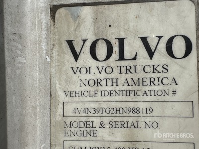 2017 Volvo VNL 4x2 Cabeza Tractora Cabina Corta