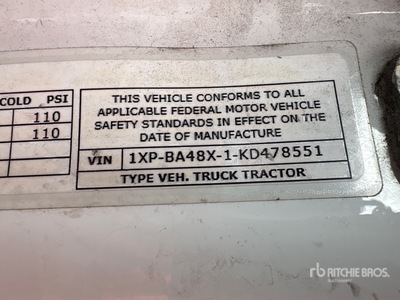 2019 Peterbilt 579 4x2 Tracteur Routier