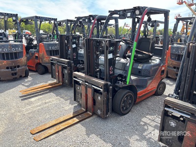 2015 Toyota 8FGCU20 4000 lb Cushion Tire Forklift