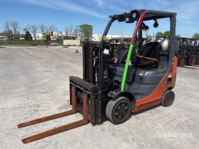2015 Toyota 8FGCU20 4000 lb Cushion Tire Forklift
