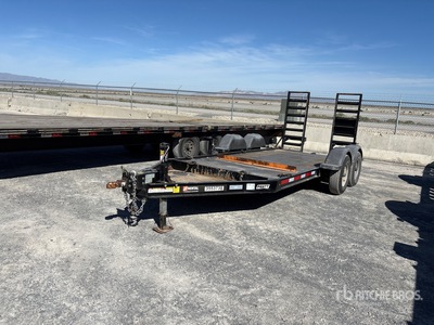 2019 Pratt CP0614 6000 lb 21 ft T/A Equipment Trailer