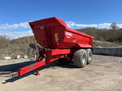 2021 Krampe K25 / HP 20 5200 mm T/A Remorque Benne TP 2 Essieux kiep aanhangwagen