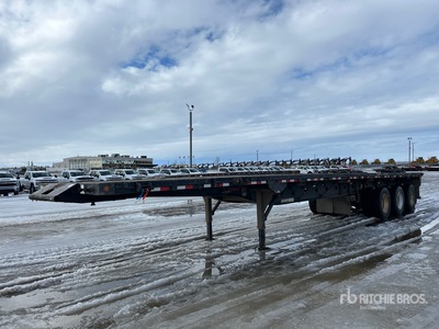 2009 Doepker 48 ft Tri/A Flatbed Oilfield Trailer