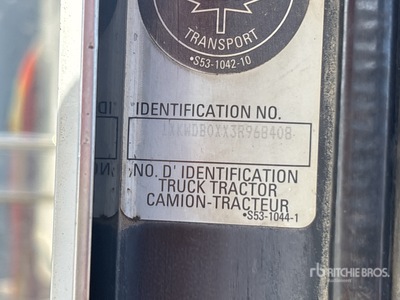 National 657D 36000 lb Straight Boom on 2003 Kenworth W900 6x4 Boom Truck