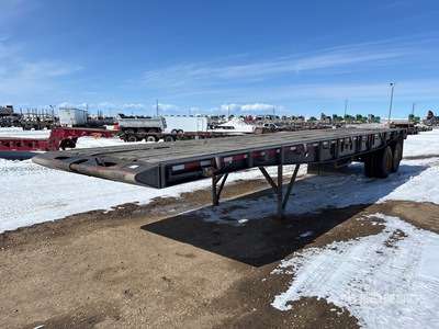 1981 Neils 38 ft T/A Flatbed Rimorchio per giacimenti idrocarburi