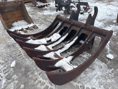 72 in Q/C Brush Excavator Rake - Fits John Deere 350