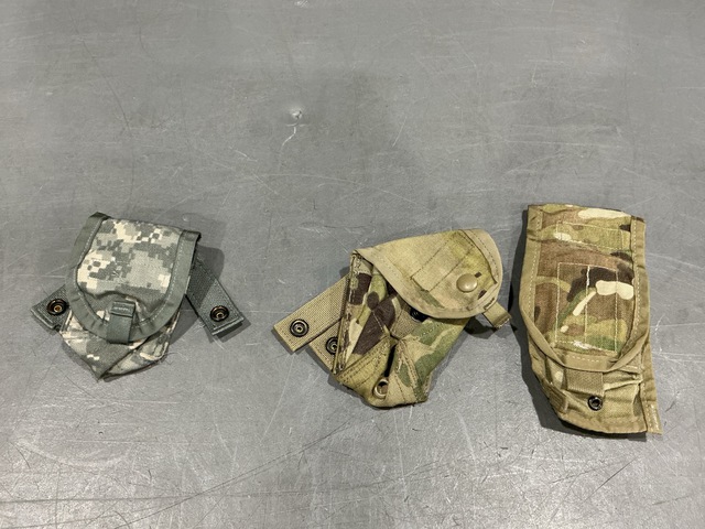 (117) M4 Two Mag Pouches, (202) Grenade Carriers & Assorted Items