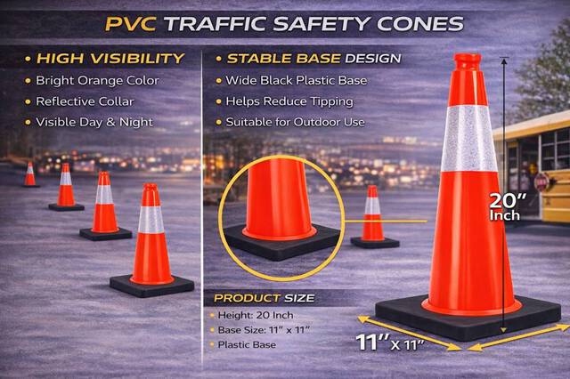 Quantity of (50) Chery Traffic Cones (Unused)